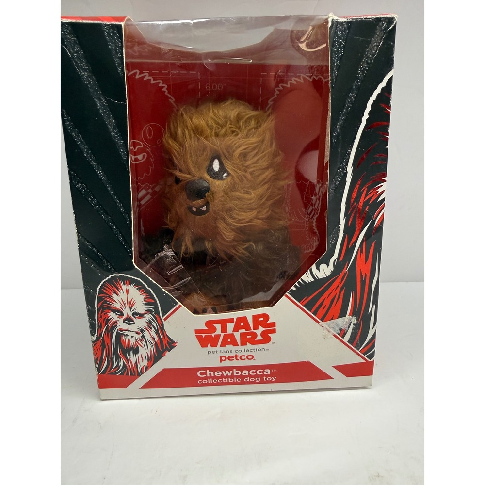 Star Wars Petco Chewbacca Collectible Dog Toy Plush 2015 Pet Fans Collection NIB